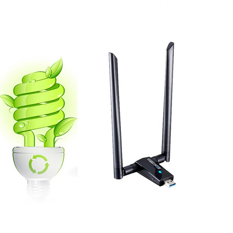 Беспроводной Wi Fi адаптер 3 0 ГГц/5 ГГц 2 4 Мбит/с 802.11AC IEEE 1200 a/b/n/g/ac|Сетевые карты| |