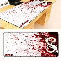 mairuige red dragon large size 400x900x5mm rubber non slip keyboard mat table pad mouse pad for computer office games gifts