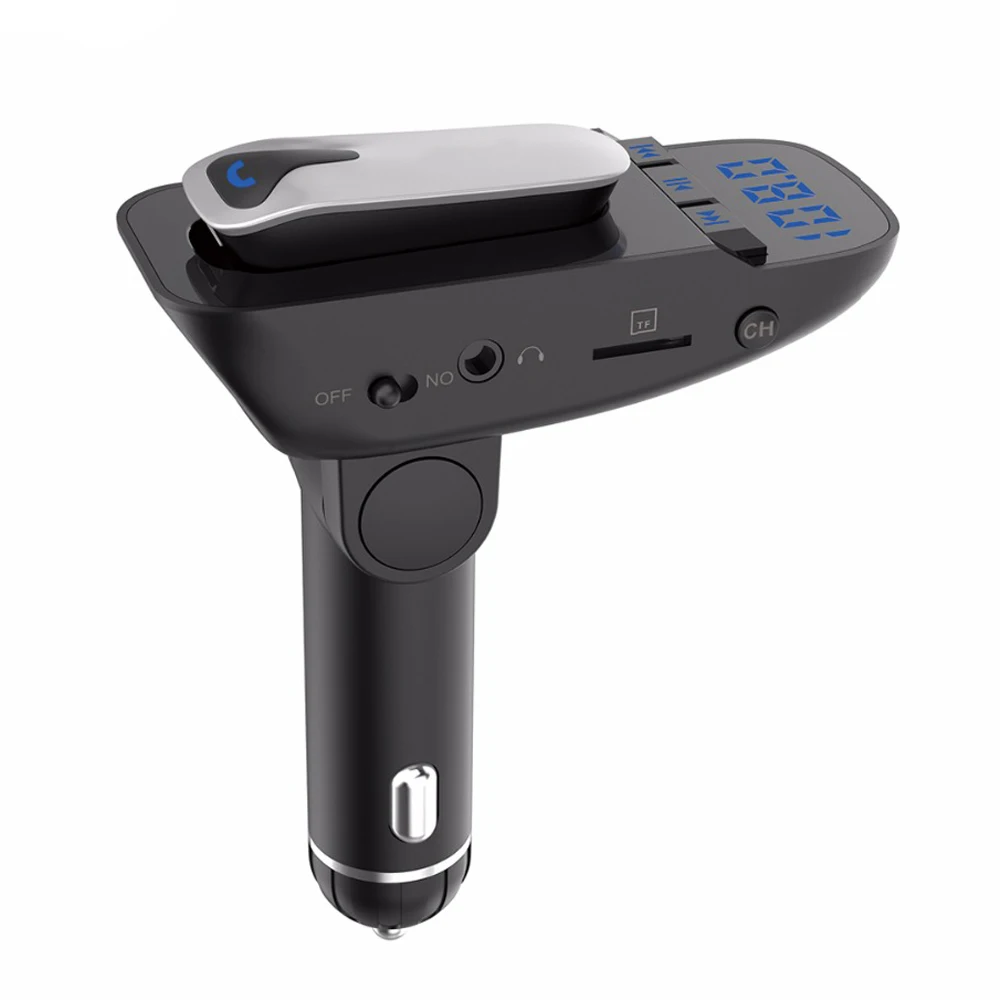 Лучшие предложения беспроводная Bluetooth гарнитура fm-передатчик MP3 беспроводной