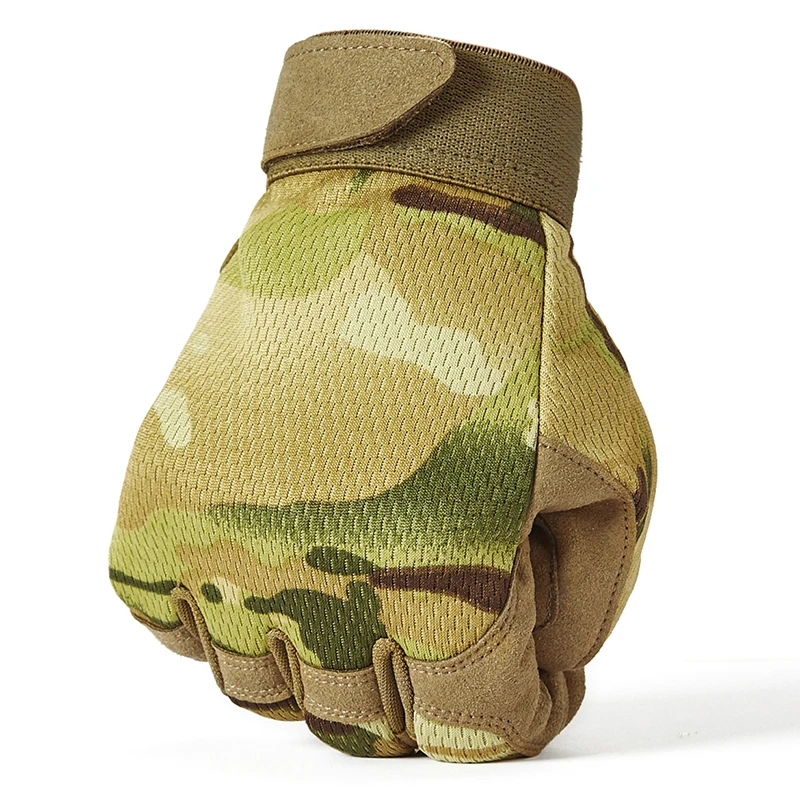 Refire gear армейские камуфляжные тактические перчатки Мужские дышащие Мультикам Пейнтбол Военные перчатки велосипедные перчатки полный палец перчатки