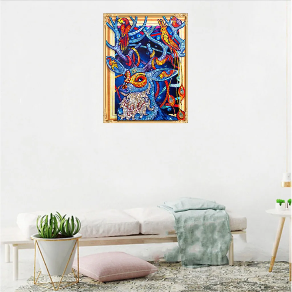 2019 hot new products Special Shaped Diamond Painting DIY 5D Partial Drill Cross Stitch Kits Crystal Low price good value | Дом и сад