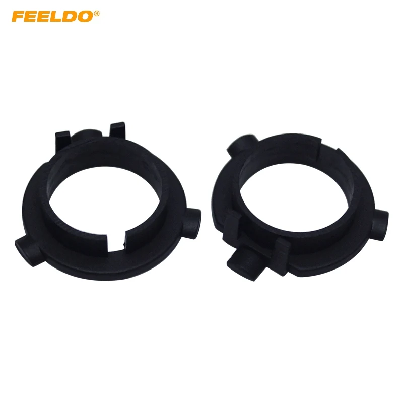 

FEELDO 20Pcs Car LED Headlight Bulbs Holder H7 Socket Adapter Base For KIA K3/K4/K5/Sorento Hyundai Veloster/Snata Fe #5533