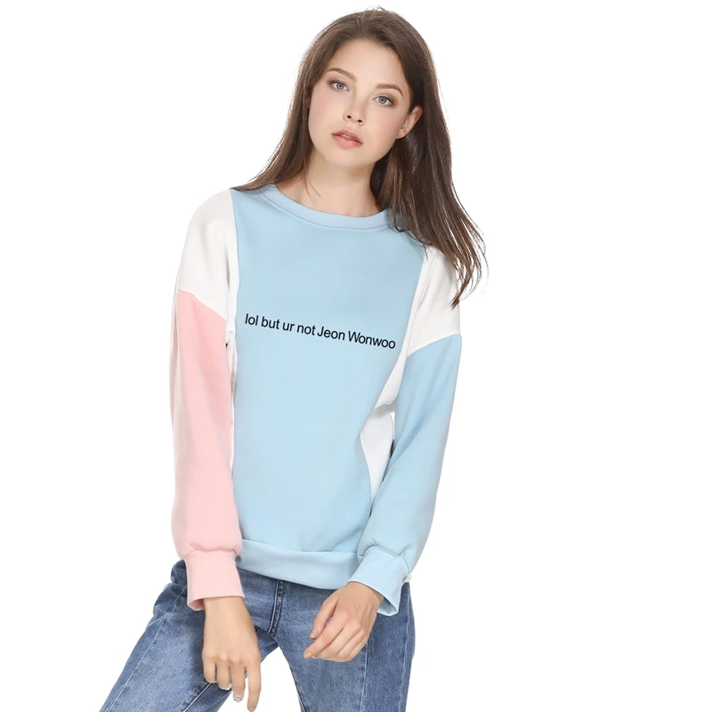 

Женские толстовки с капюшоном Kpop Seventeen, на флисе, с круглым вырезом, в стиле пэчворк, y2k