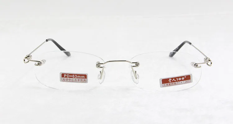 Очки для чтения унисекс без оправы с пружинной петлей + 1 00 ~ 4 00|reading glasses|reading glasses with