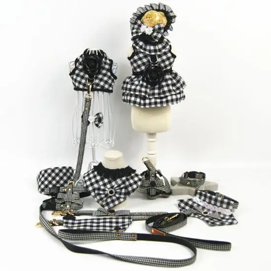 Ошейник для собак Регулируемая Одежда щенков и поводок жилет ошейник питомца