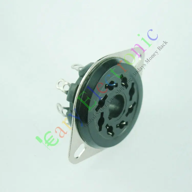 Оптом и в розницу 20 шт 8 PIN бакелит вакуумная трубка SOCKET SAVER ДЛЯ KT88 EL34B 6550 аудио amps
