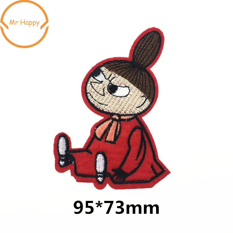 1 шт. забавные мультяшные нашивки для девочек аппликации одежды и рюкзака