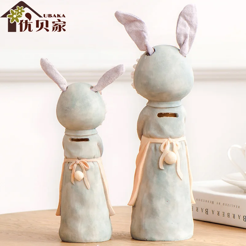 Кролик домашний Декор Аксессуары изделия из смолы Хрустальный шар бар ТВ кабинет