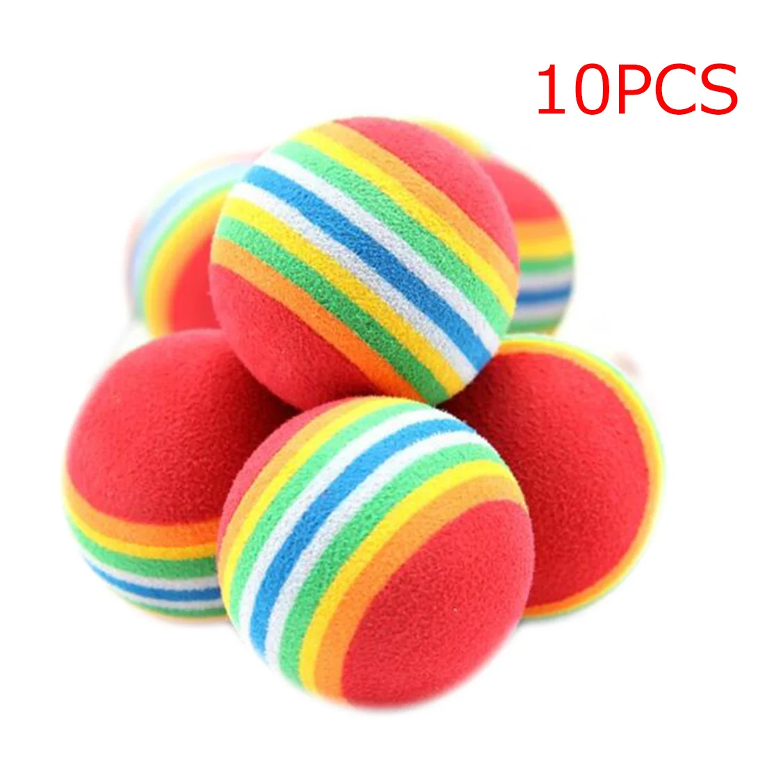 10 шт. Радужный игрушечный мяч маленькая собака кошка животные игрушки Eva товары