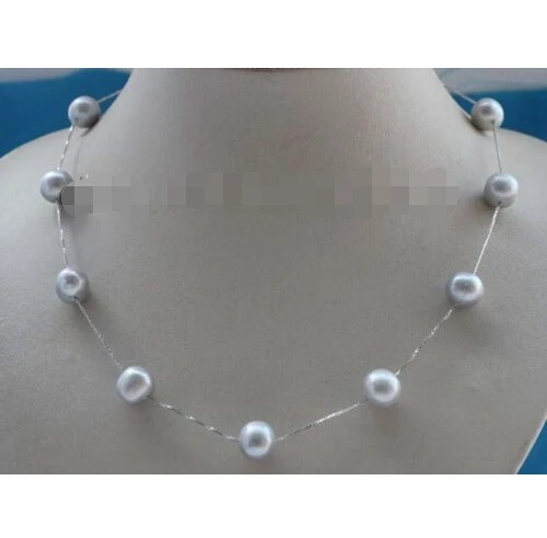 

Цепочка с жемчугом, серебро 925 пробы, 18 дюймов