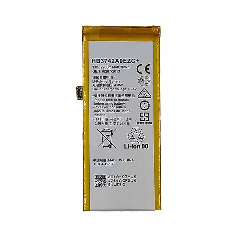 HB3742A0EZC + аккумулятор для Huawei Enjoy 5S P8 Lite ALE L21 L23 02 GR3 Bateria Batterie мобильный телефон 2200