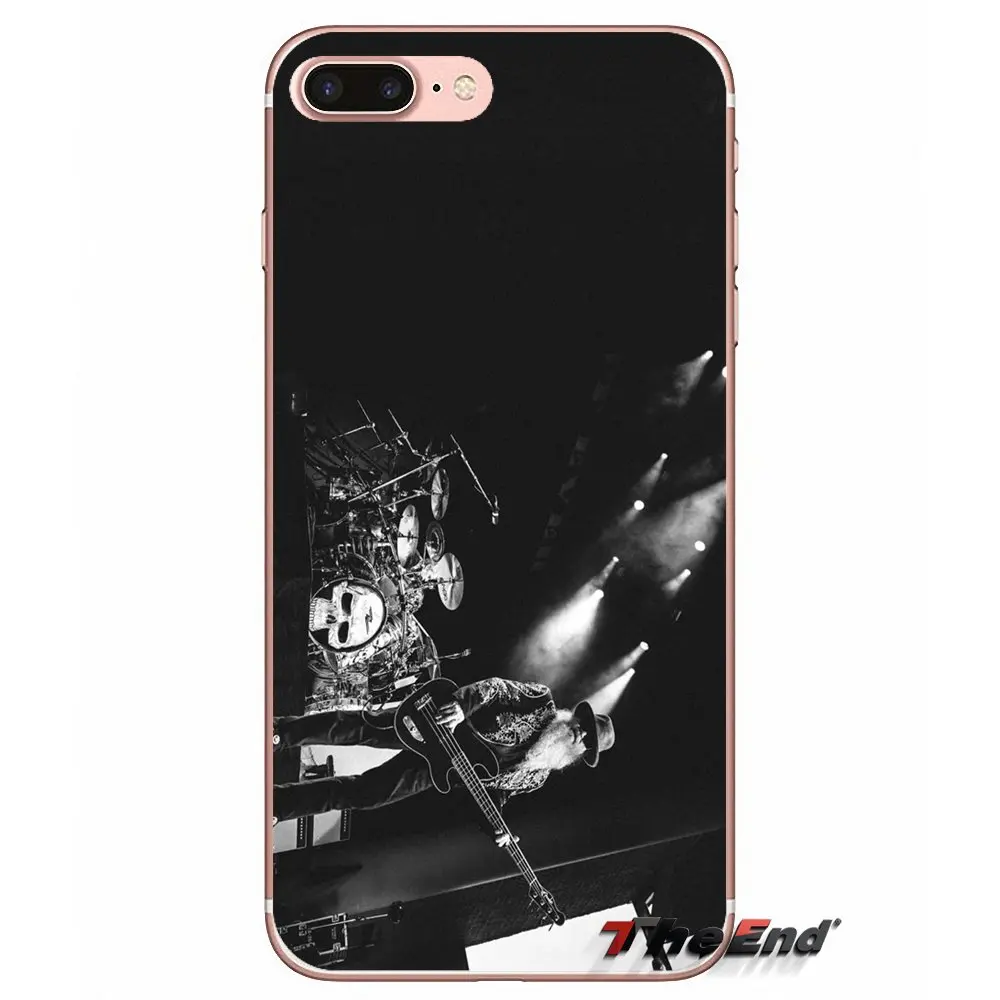 Прозрачный мягкий чехол для Apple iPhone X 4 4S 5 5S SE 5C 6 6S 7 8 Plus 6sPlus 6Plus 7plus 8plus ZZ Top Rock