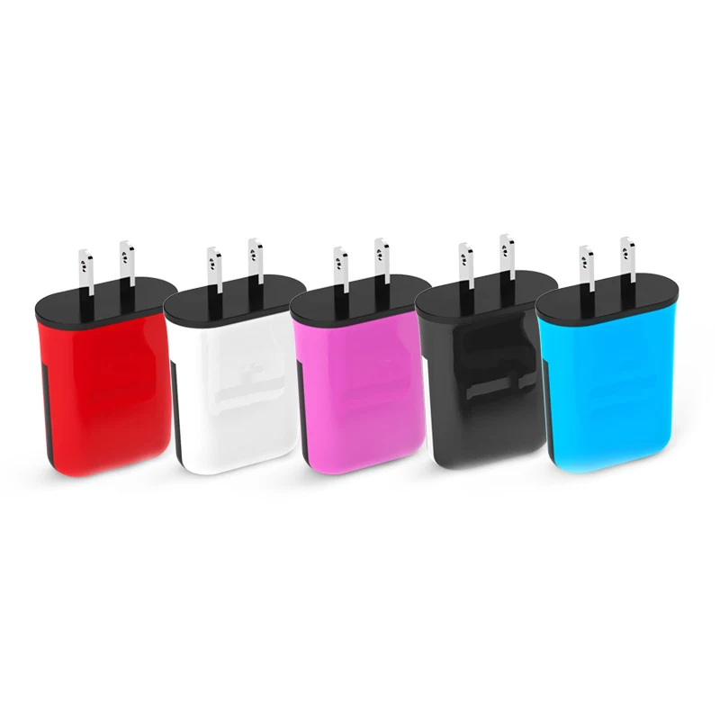 5 V 2.1A выход OEM для Samung 2 в 1 ядро USB телефон зарядное устройство пакет евро/США штекер Адаптер круглый 629