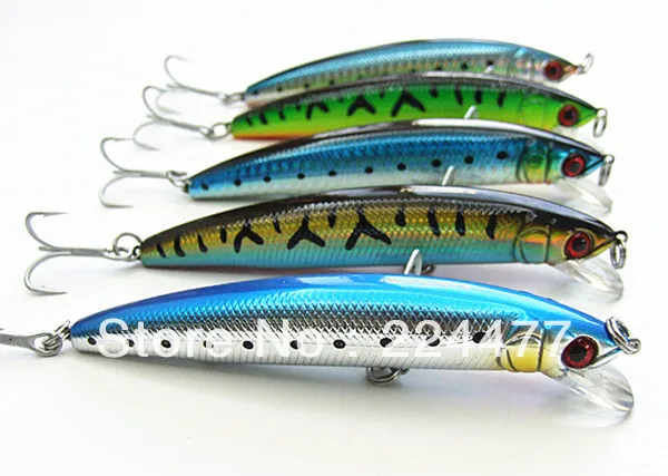 

18g/11.5cm new Minnow Baits Fishing Faits Hard Bait VMC Hook Suspending 17 colors choice