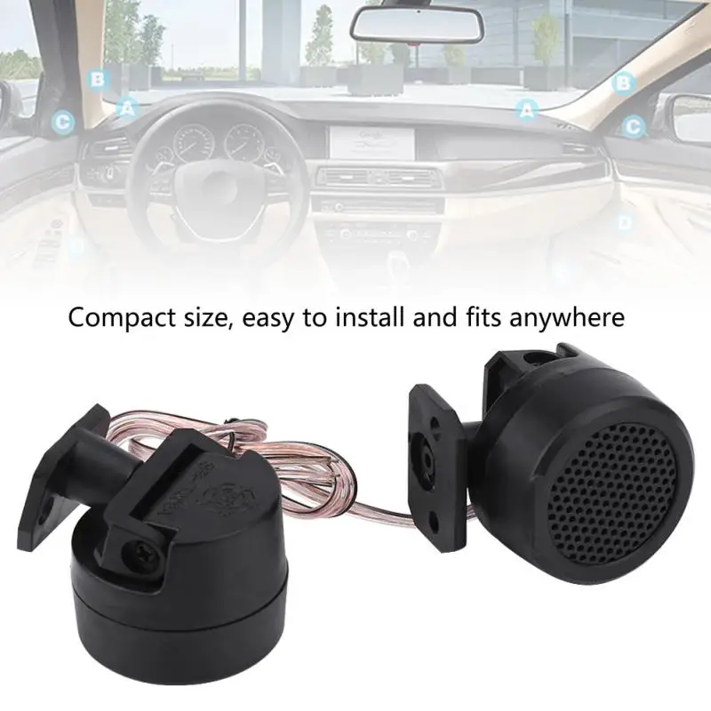 2 шт. 12 В 500 Вт автомобильная аудиоколонка круглая супермощная Громкая твитер