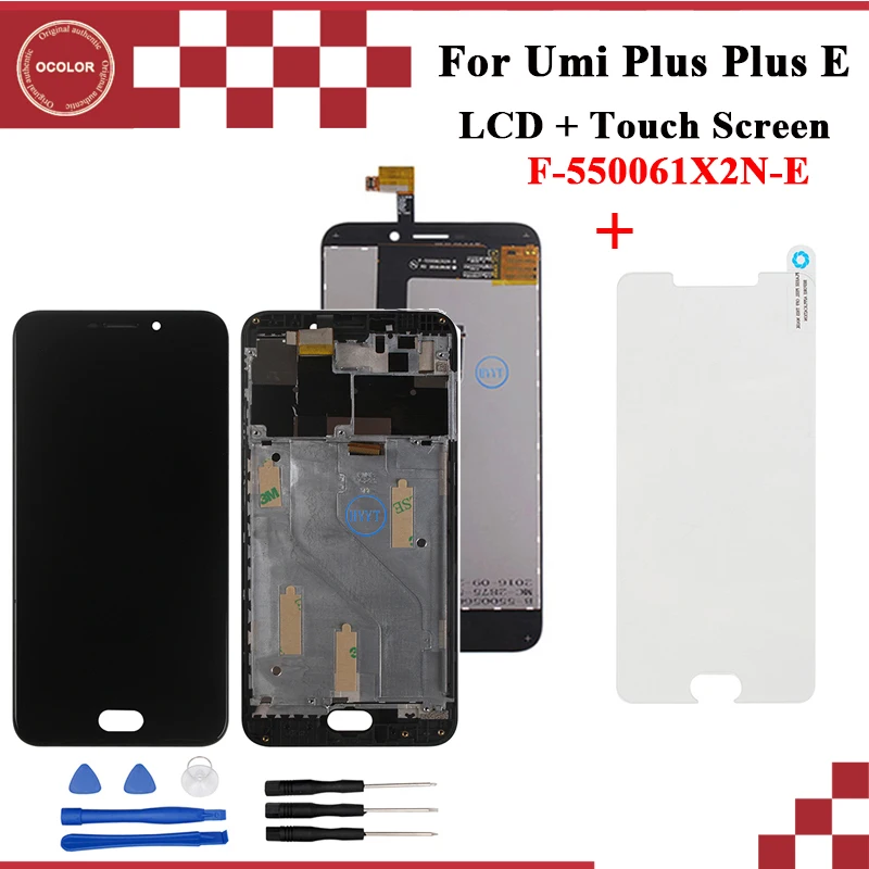 Ocolor для Umi plus/Umi plus E F 550061X2N ЖК дисплей и сенсорный экран с рамкой Ремонт Часть 5