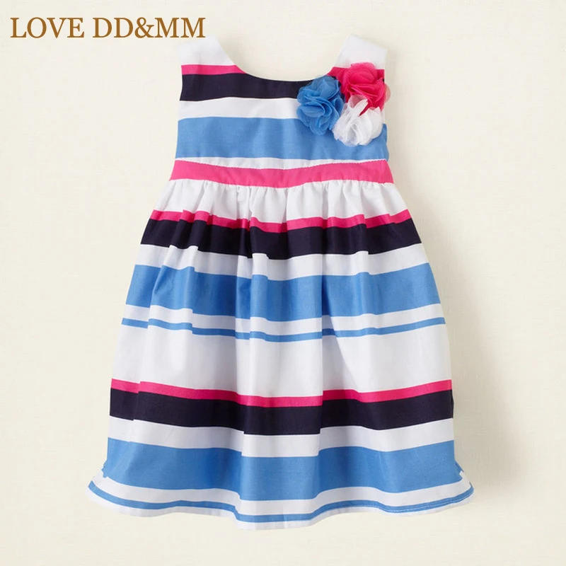 Платья для девочек LOVE DD &amp MM детская одежда хлопковое модное цельнокроеное