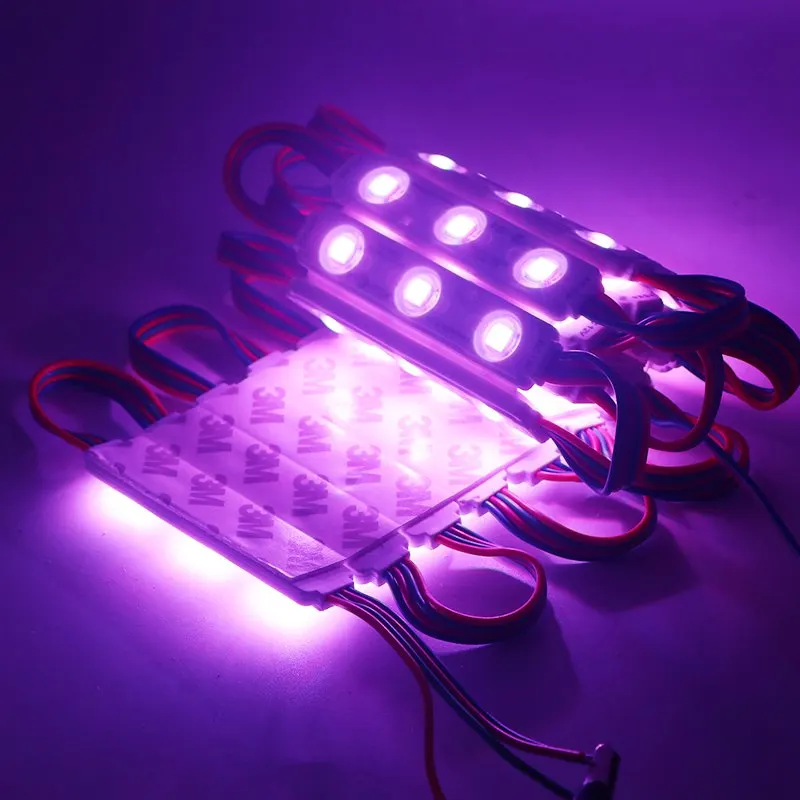 

SZYOUMY 5050 SMD RGB 3LED Injection Led Module With Lens DC 12V Waterproof IP67 400pcs Drop Shiping For Advertising Display