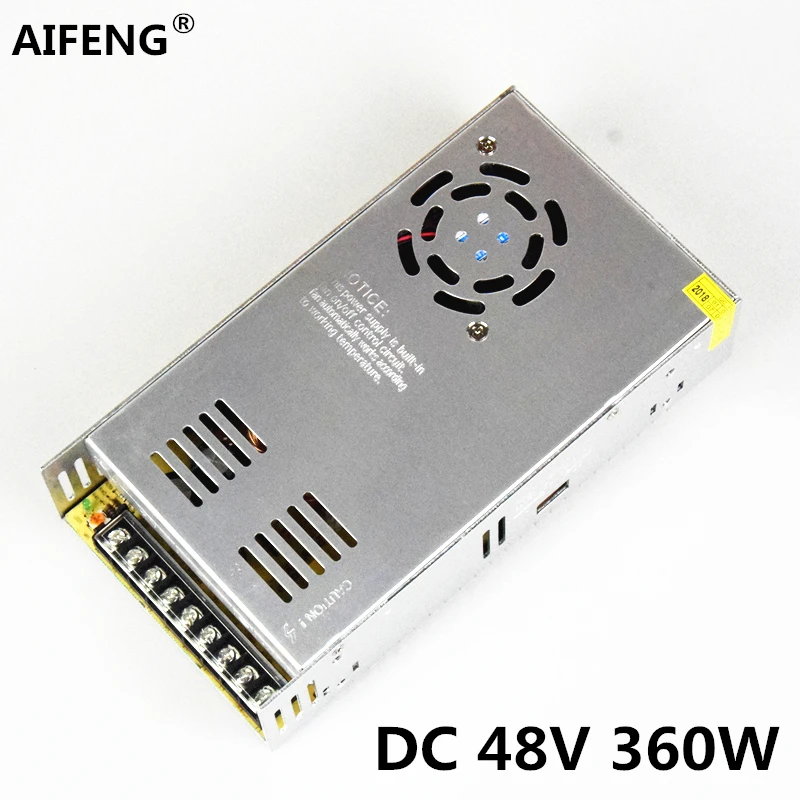 Источник питания AIFENG 48 В 360 Вт 220 А переменного тока в/в постоянный ток импульсный