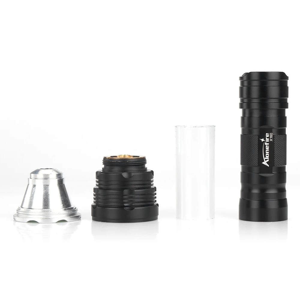 Фонарик Alonefire X160 CREE XM-L2 U3 светодиодный алюминиевый фонарик высокой мощности