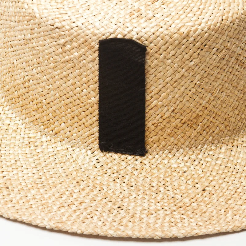 Пляжная соломенная шляпа Boater с галстуками Женская Chapeau Femme летние солнцезащитные
