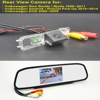 car rear view camera for volkswagen vw new beetle bjalla amarok robust eos wireless reversing parking backup camera mirror kit