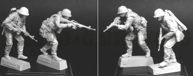 1/35 каучуковая фигурка строительный комплект Vitnam War U.S
