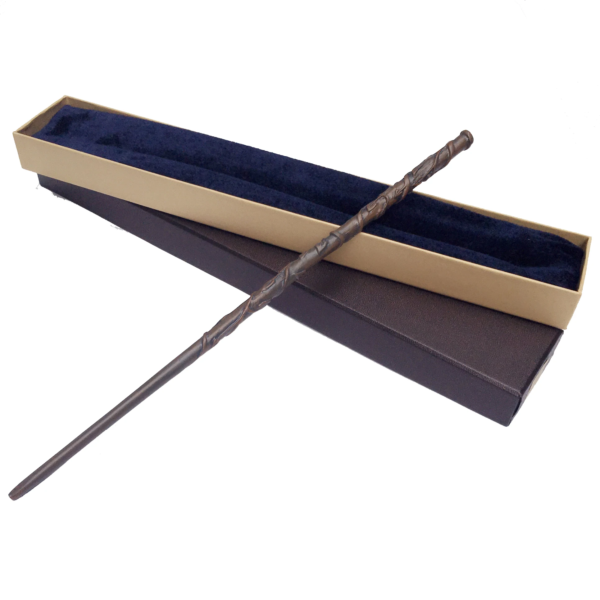 Качественный Металлический сердечник Deluxe COS Har Potter волшебная палочка с коробкой Дамблдор Волдеморт Рон Гермиона луна волшебная палочка бесплатно поезд тик