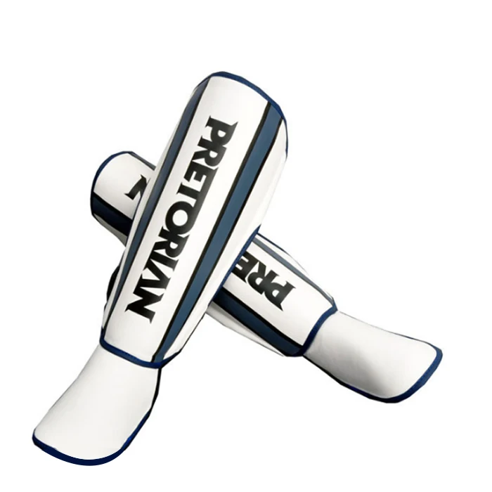 Pretorian Профессиональный Грант бокс Ticken Shinguards Greaves подъем мма ноги Муай Тай близнецы перчатки Боевые мужские защитные щитки Mma - Цвет: Белый