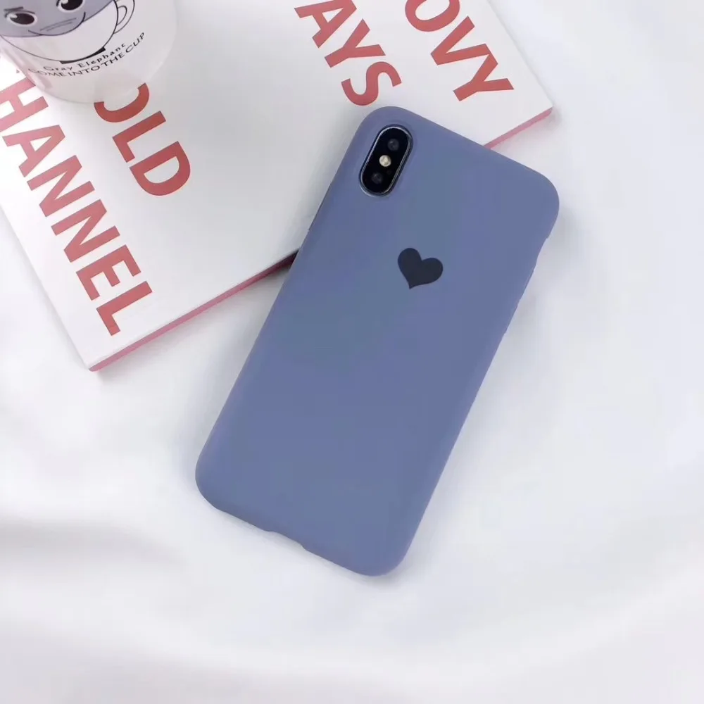 Официальный жидкий Мягкий силиконовый чехол из микрофибры для iphone 11 PRO MAX x xs max xr 7 8 6s Plus Funda Candy TPU Love Logo Cover
