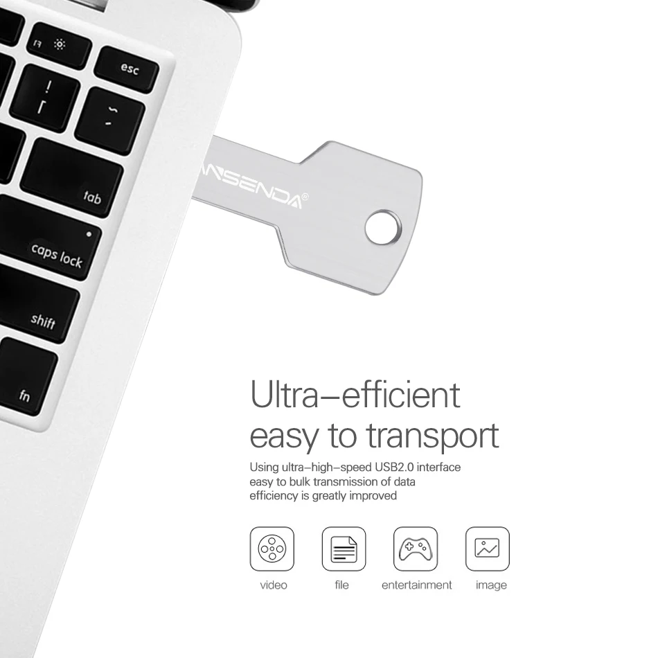 Wansenda usb флеш накопитель с металлическим ключом 4 ГБ 8 16 32 64 128 многоцветный карта
