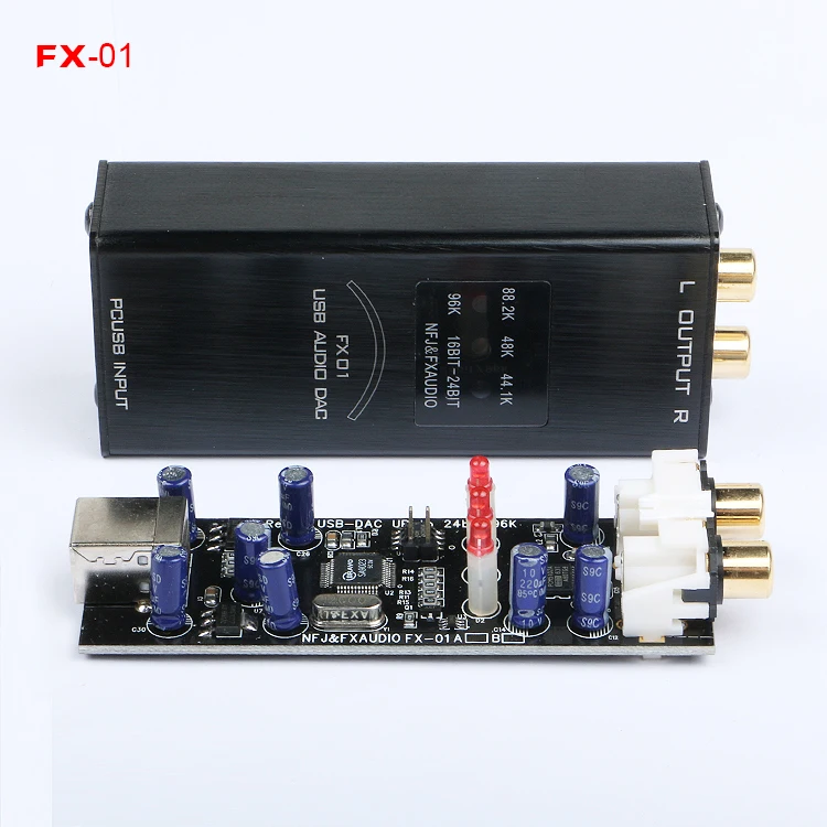 Новинка 2017 звуковая карта FX Audio USB DAC аудио декодер дисплей дискретизации SA9023 PCM5102