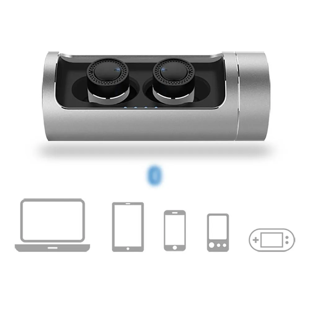 Оригинальные беспроводные bluetooth наушники OVEVO Q62 с зарядной док станцией
