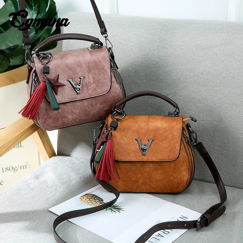 Women Handbags 2018 Quality Tassel Famous V Designers Leather Luxury Crossbody Bags Women's Shoulder Bag Bolsa Feminina | Багаж и