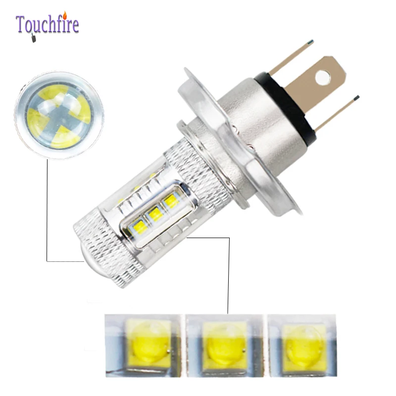 2 шт. Автомобильные светодиодные лампы H1 H7 H8 H11 9005 HB3 9006 HB4 Canbus Cree Chips 16LED