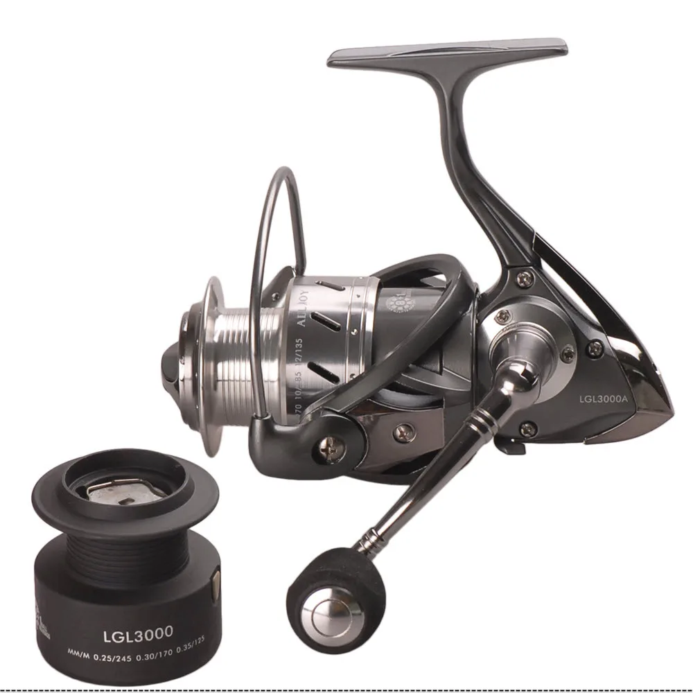 

TAF Spinning Fishing Reel 8+1BB 5.2:1 Double Spools LGL3000A Carp Fishing Reel Carretilha De Pesca Saltwater Spinning Wheel