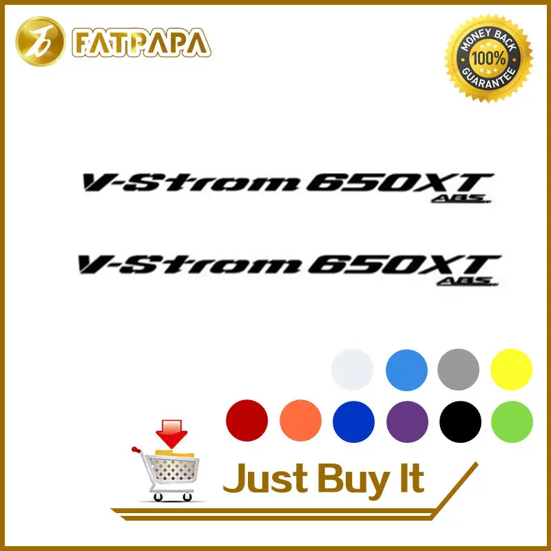 

motorcycle bike Fuel tank Wheels Fairing notebook Luggage helmet MOTO Sticker decals For Suzuki V-strom 650XT ABS