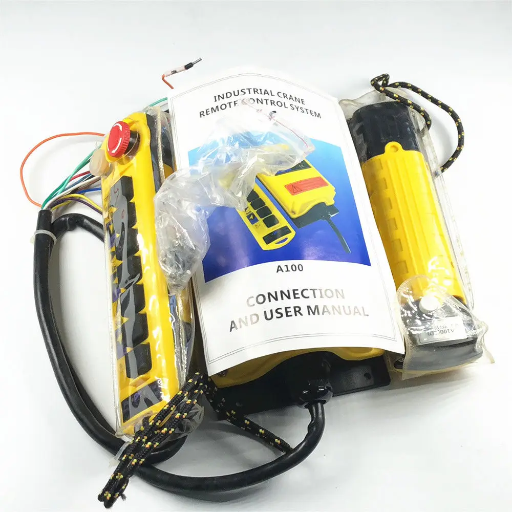 

2 Speed Control Hoist Crane Remote Control System 2 Transmitters 1 Receiver