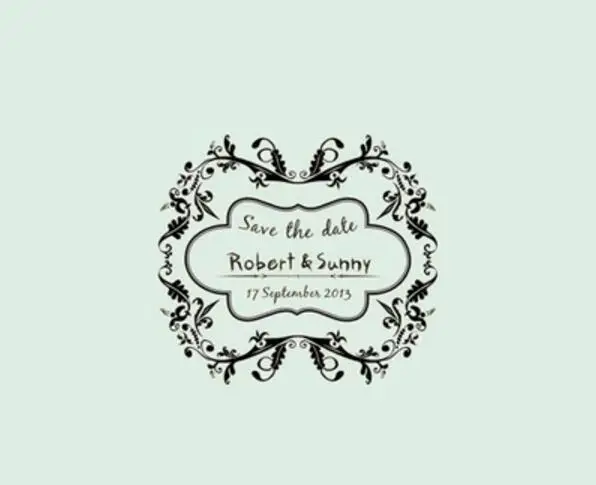 

Custom Rubber chapter Butterfly Floral Rubber Seal Wedding Wedding Seal DIY Wedding Invitations 5 * 5
