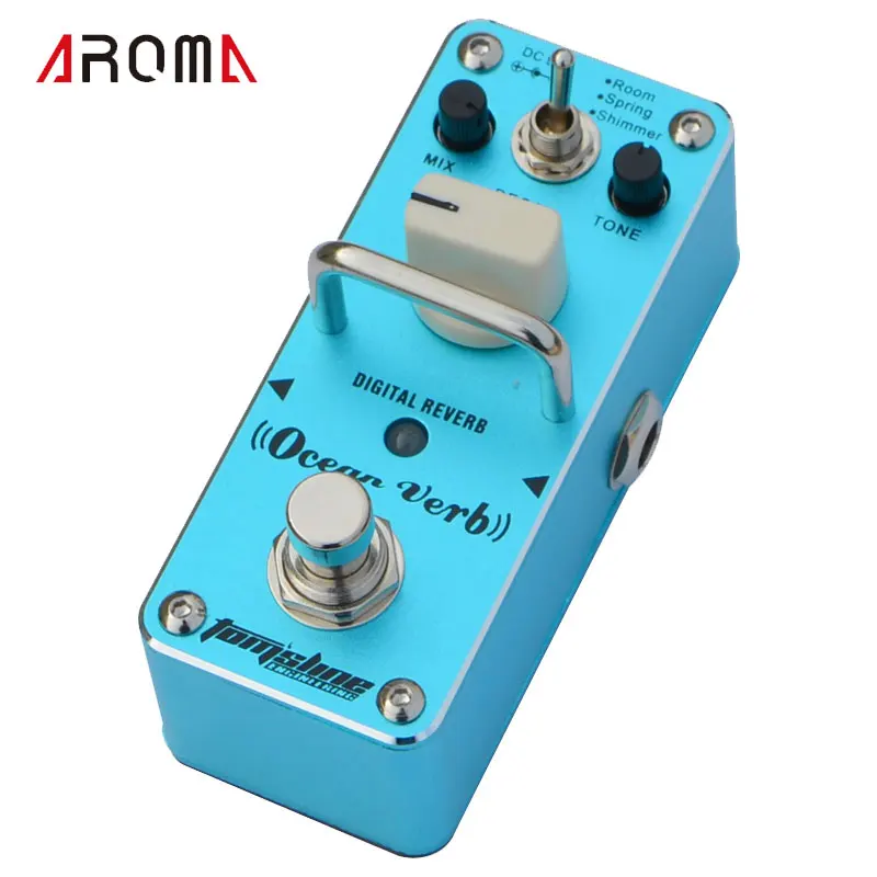 Арома AOV-3 океан глагол цифровой реверберации электрогитары Эффект педали мини