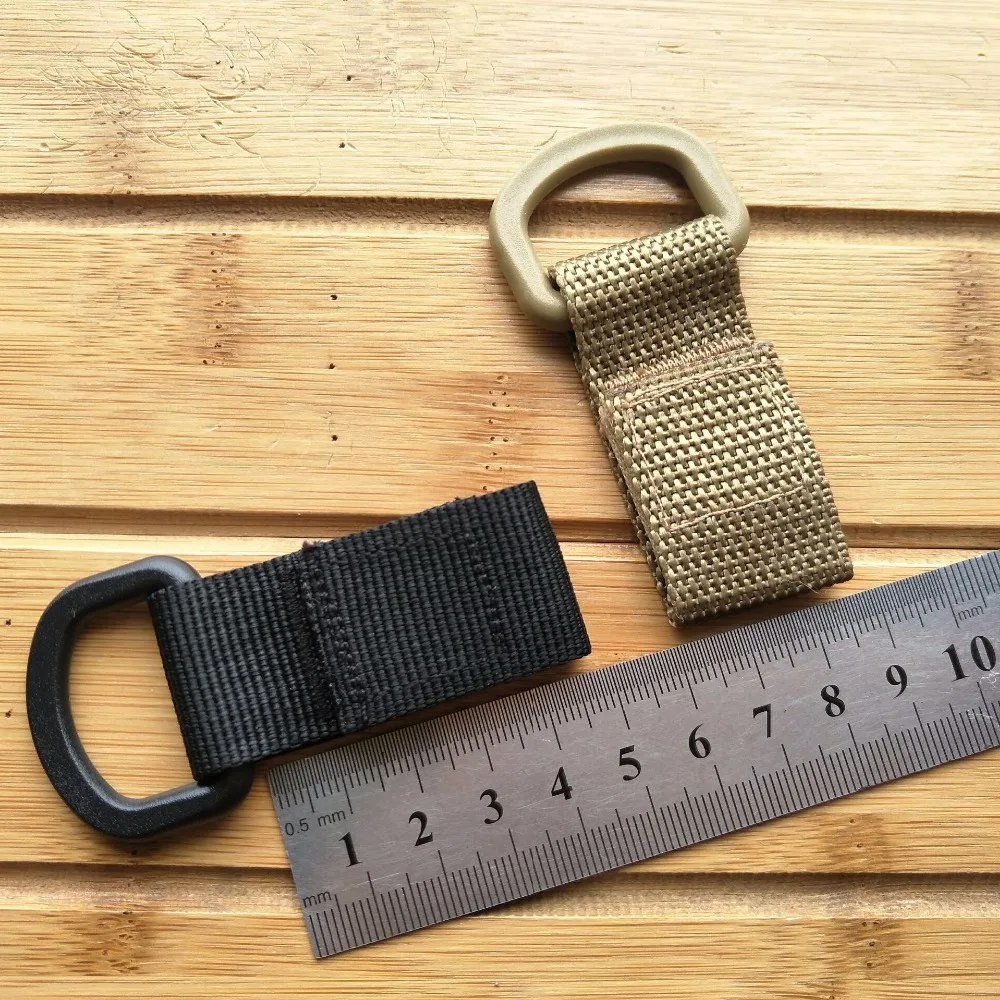 Нейлоновый Molle ленточный крючок Карабин высокопрочный нейлоновый тактический рюкзак крючок для ключей зажим лямки Пряжка подвесная система пряжка для ремня