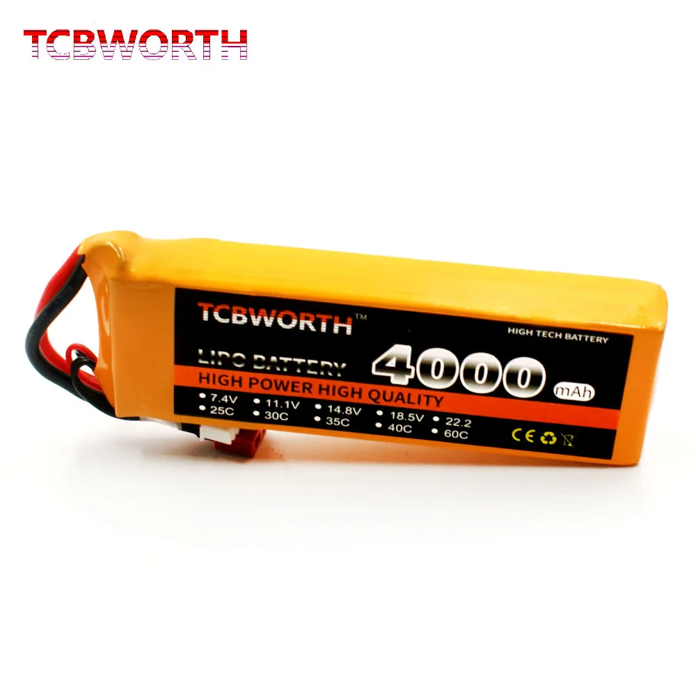 3S RC Дрон LiPo батарея 11 1 В 4000 мАч 30C T/XT60 для радиоуправляемого самолета вертолета