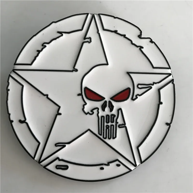 Розничная 2 разных Цвет Каратель Мужская пряжки ремня с 8 см 98.8 г круглые