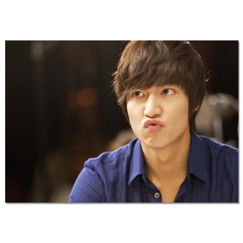 Lee Min Ho Плакат на заказ холст плакат художественная отделочная ткань для дома ткань настенный плакат печать шелковая ткань 30X45 см, 40X60 см - Цвет: Canvas Poster 8