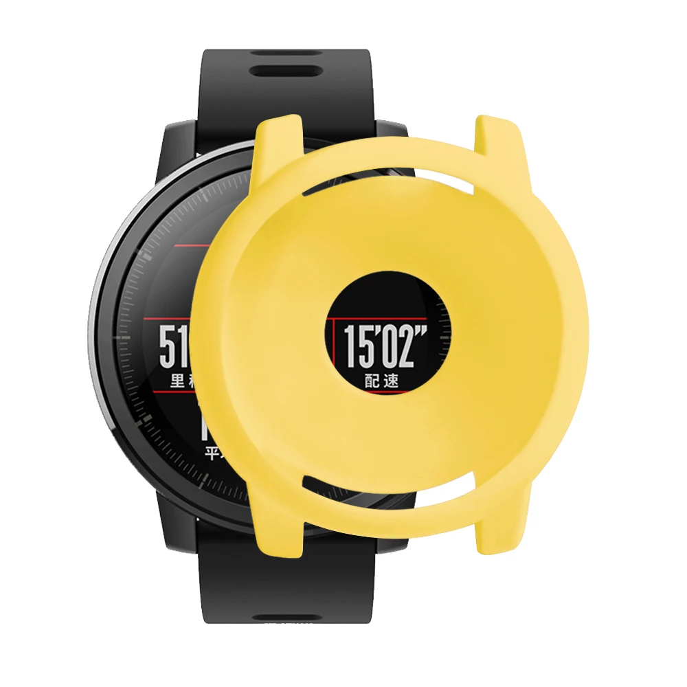 Силиконовый защитный чехол для часов Xiaomi Huami Amazfit strento 2S спортивные часы 2 цветной