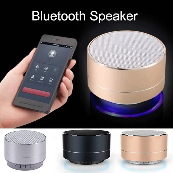 Портативная беспроводная Bluetooth колонка с микрофоном музыкальный проигрыватель