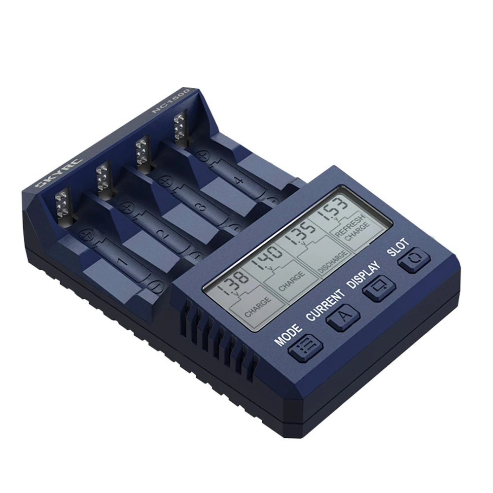 Зарядное устройство SKYRC NC1500 5 В 2 1 А 4 слота ЖК-дисплей AA/AAA NiMH зарядное и анализатор