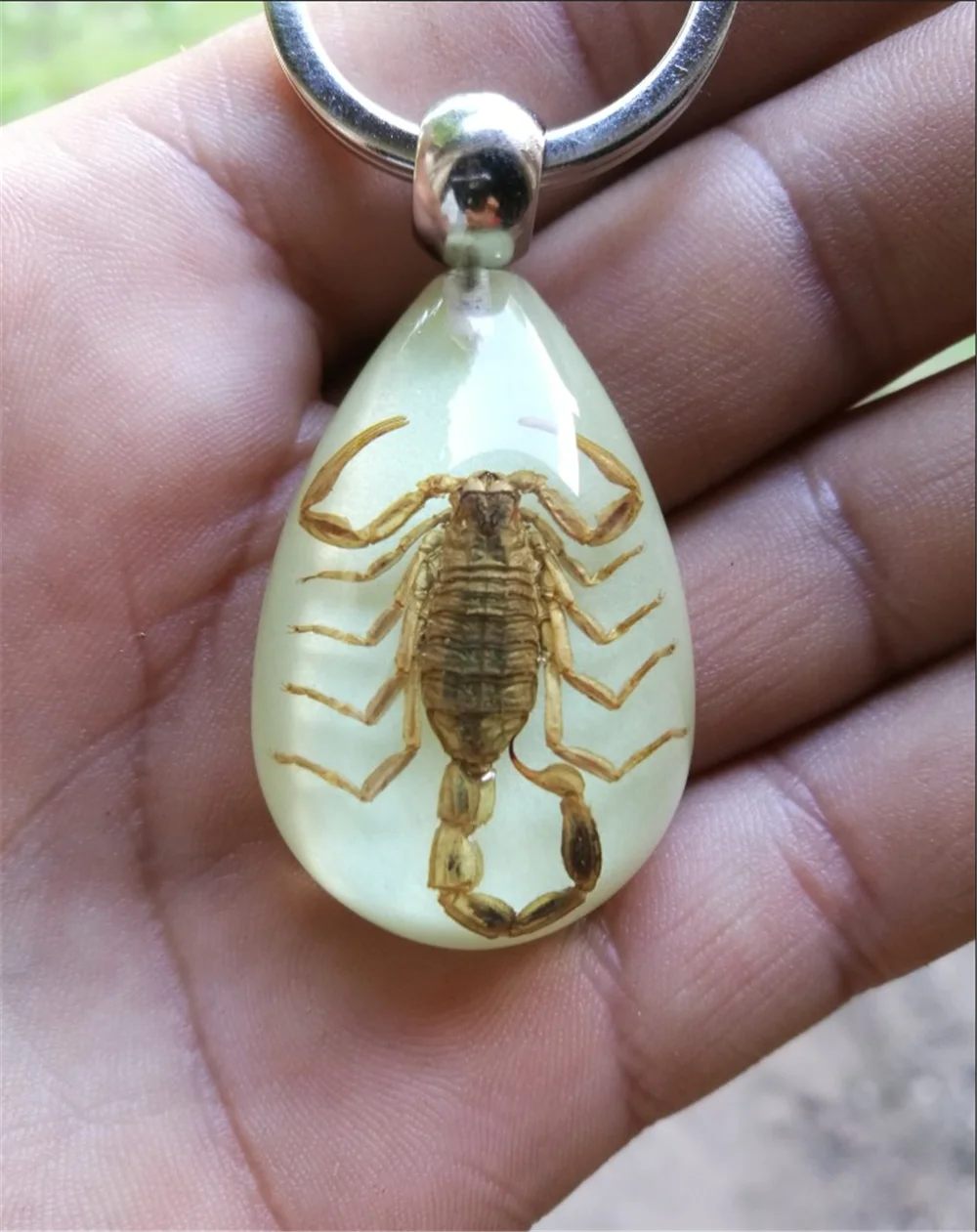 Автомобильные аксессуары световой насекомых брелок из эпоксидной смолы Пинцет