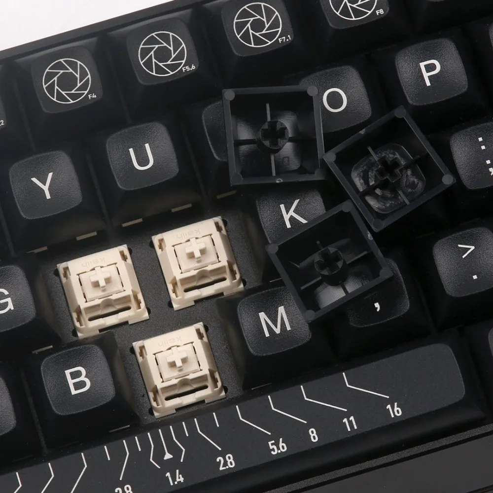 TEX ADA keycaps база/дополнение/пленка Новинка для GK64 TADA68 HHKB cherry mx механическая клавиатура