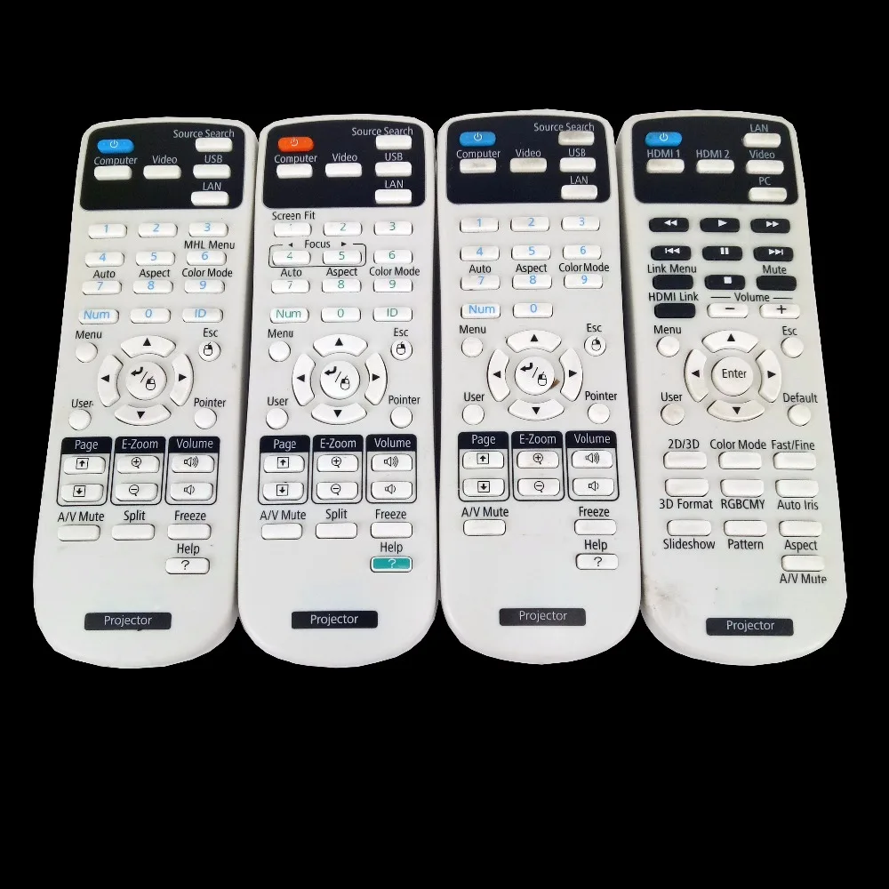 Б/у оригинал для Epson пульт ДУ проектора Управление 156609000 159917600 160280500 162636600